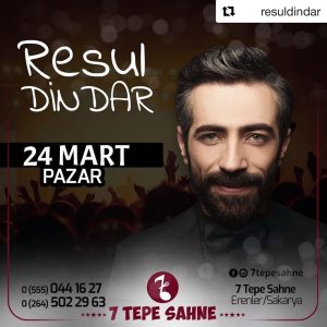 resul dindar konser 2019 istanbul,